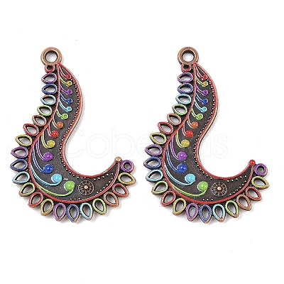 Tibetan Style Alloy Pendants AL-CBA606A-04-1