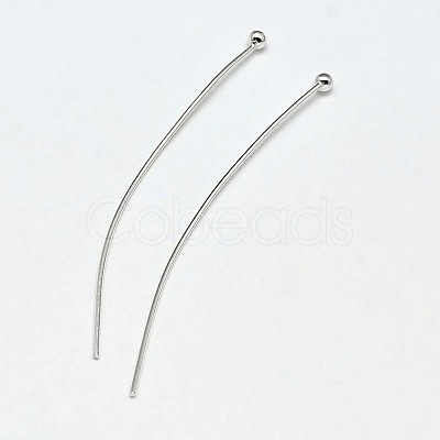 925 Sterling Silver Ball Head Pins STER-F018-03L-1