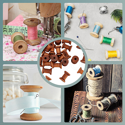 Wooden Empty Spools for Wire TOOL-WH0125-54C-02-1