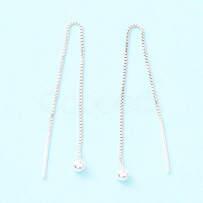 925 Sterling Silver Ear Thread STER-P047-09S-1