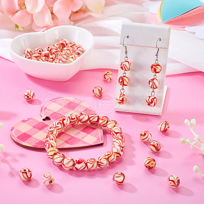 30Pcs Handmade Gold Sand Lampwork Beads LAMP-TA0002-37F-1