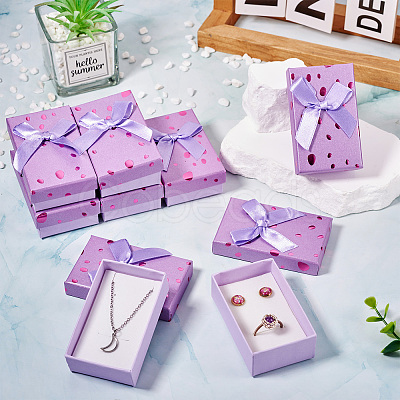 Polka Dot Pattern Cardboard Jewelry Packaging Boxes LS-CON-TAC0011-04B-04-1