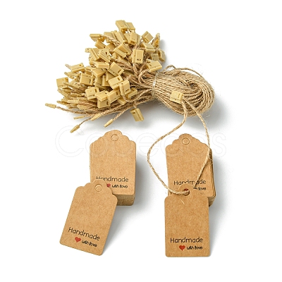 100Pcs Paper Gift Tags CDIS-FS0001-18-1