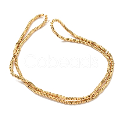 Electroplated Synthetic Non-Magnetic Hematite Beads Strands G-I360-C02-02-1