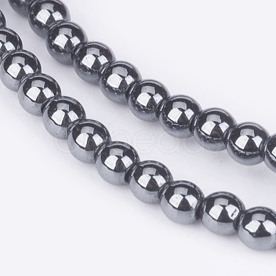 Non-Magnetic Synthetic Hematite Beads Strands X-G-D015-2-1