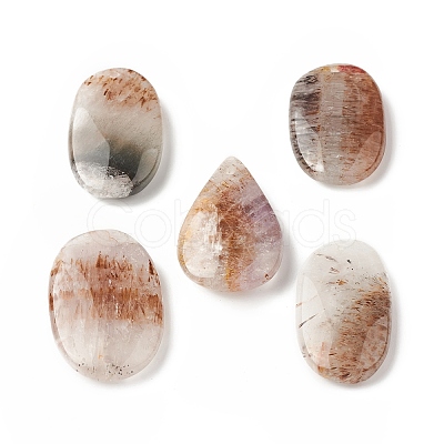 Natural Quartz Pendants G-C054-03-1