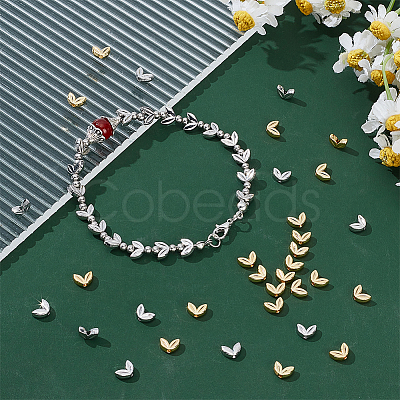 60Pcs 2 Colors Zinc Alloy Spacer Beads FIND-PH0024-15-1