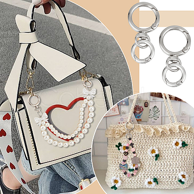 8Pcs Zinc Alloy Swivel Clasps FIND-SC0012-76P-1