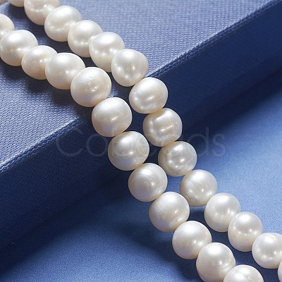 Natural Cultured Freshwater Pearl Beads Strands PEAR-F007-19-1