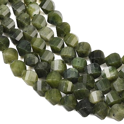 Natural Chinese Jade Southern Jade Beads Strands G-P611-C25-01-1