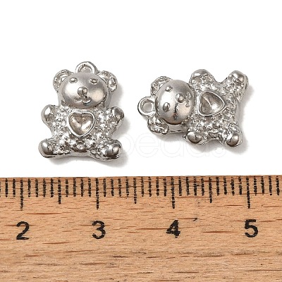 Tarnish Resistant 304 Stainless Steel Beads Rhinestone Setting STAS-K285-31P-1