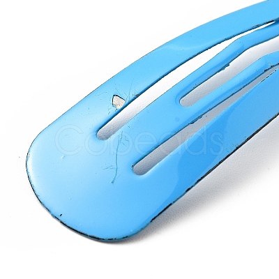 Spray Paint Iron Snap & Alligator Hair Clip Findings IFIN-P038-01-1