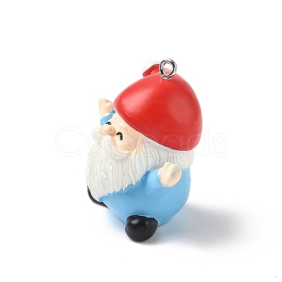 Christmas Theme Opaque Resin Pendants RESI-I336-01P-09-1
