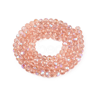 Electroplate Glass Beads Strands EGLA-A044-T4mm-L21-1