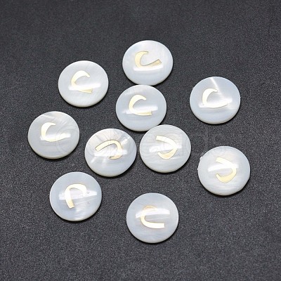 Shell Cabochons SSHEL-E568-B12-1