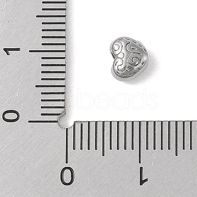 304 Stainless Steel Beads STAS-M071-01C-P-1
