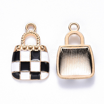 Alloy Enamel Pendants X-ENAM-N054-006C-1