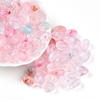 Transparent Acrylic Beads TACR-T028-38C-1