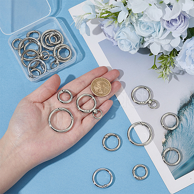 Alloy Spring Gate Rings FIND-ME0003-57P-1