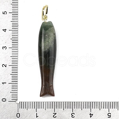 Natural Indian Agate Carved Pendants GG-CBA8D06-01G-11-1