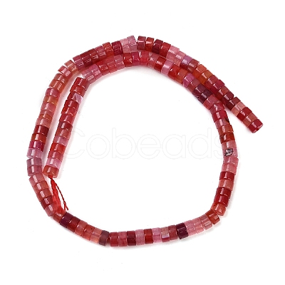 Dyed Natural Agate Beads Strands G-U030-B01-04-1