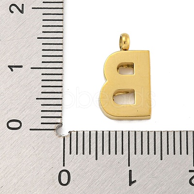 Ion Plating(IP) 304 Stainless Steel Charms STAS-G345-01G-B-1
