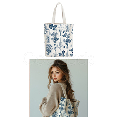 Canvas Women's Tote Bags ABAG-WH0057-006-1