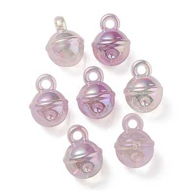 UV Plating Rainbow Iridescent Acrylic Pendants OACR-P010-19C-1