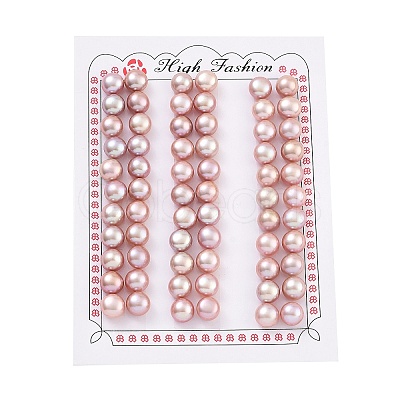Grade 6A Natural Cultured Freshwater Pearl Beads PEAR-N018-6A-8085C-1