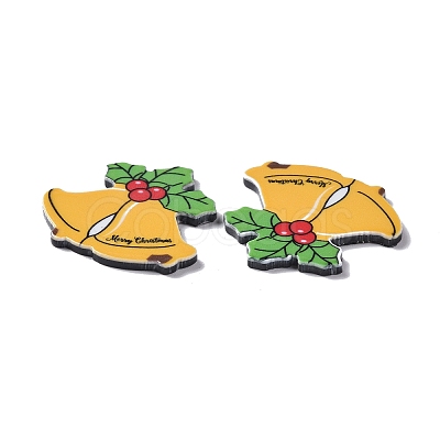 Christmas Style Printed Acrylic Cabochons LS-MACR-O045-01E-1