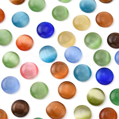 Cat Eye Cabochons CE-J002-8mm-M-1
