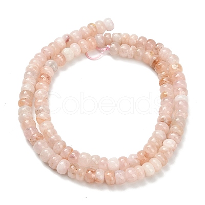 Natural Pink Morganite Beads Strands G-H335-P01-6mm-1