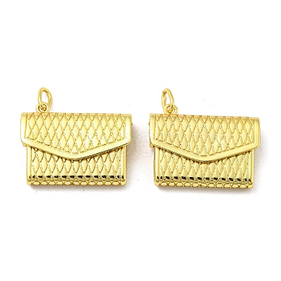 Golden Brass Pendants KK-L209-033G-1