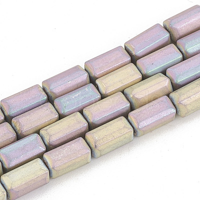 Electroplate Non-magnetic Synthetic Hematite Beads Strands G-N0322-13C-1