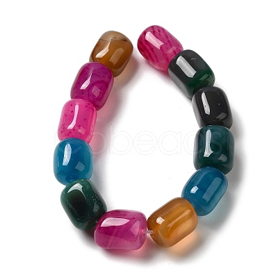 Natural Agate Beads Strands G-H295-F01-08-1