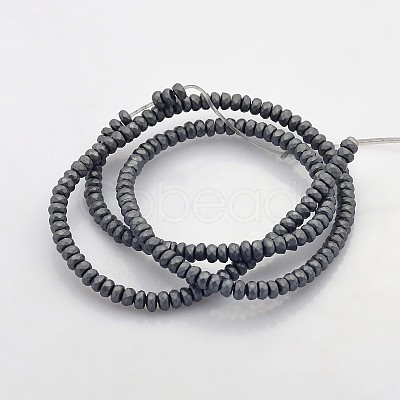 Electroplate Non-magnetic Synthetic Hematite Beads Strands X-G-J208B-09-1