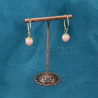 Handmade Epoxy Resin Flower Pendants X-KY-S163-103D-1