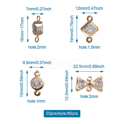 Iron Glass Links Connectors IFIN-TA0001-32-1