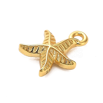 925 Sterling Silver Starfish Charms STER-U009-09G-02-1