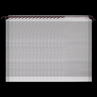 Rectangle Plastic Drawstring Pouches ABAG-TAC0013-25-1