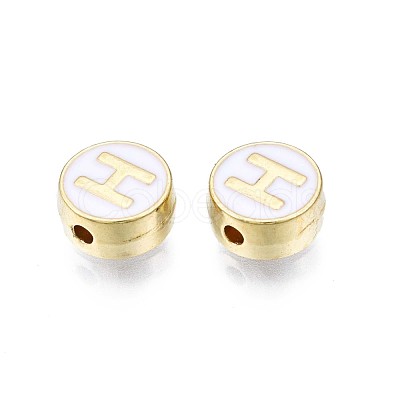 Alloy Enamel Beads X-ENAM-N052-006-01H-RS-1
