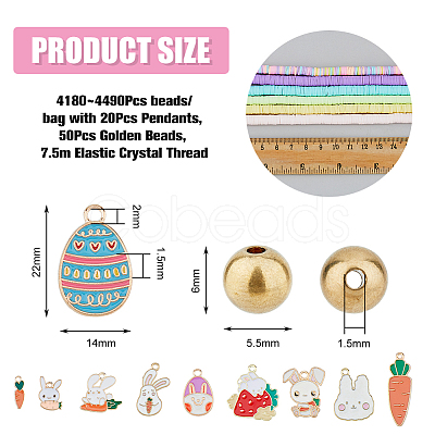 DIY Easter Bracelet Making Kit DIY-FH0006-30-1