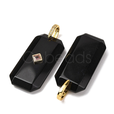 Natural Obsidian Pendants GG-CBA51ED-05G-04-1