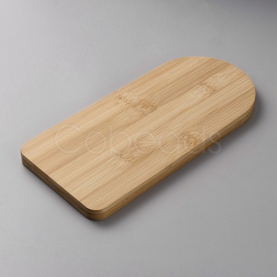 Arch Wood Tea Serving Tray AJEW-WH20008-01A-1