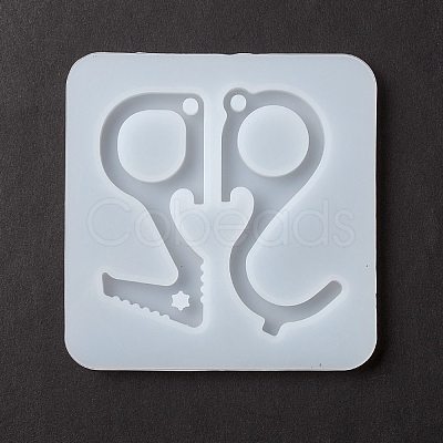 Key Shape DIY Pendant Silicone Molds DIY-F114-15-1