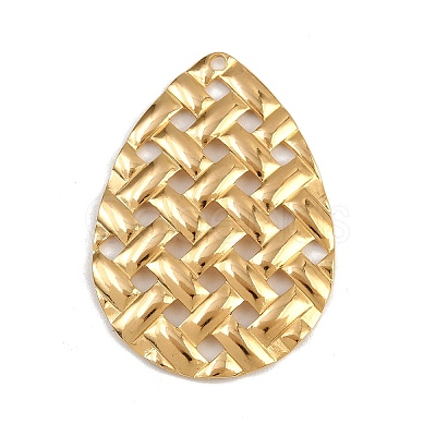 304 Stainless Steel Pendants STAS-P410-42C-G-1
