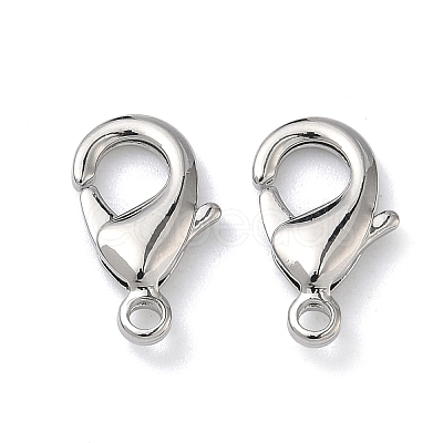 Brass Lobster Claw Clasps KK-H256-03P-01-1