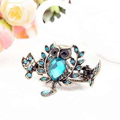Alloy Rhinestone Claw Hair Clips PW-WG1CC66-03-1