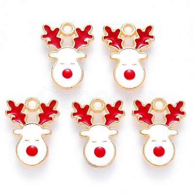 Alloy Enamel Pendants ENAM-S121-013-1