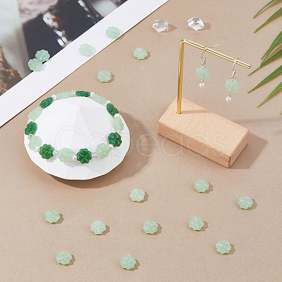 100Pcs Imitation Jade Glass Beads GLAA-HS0001-10B-1